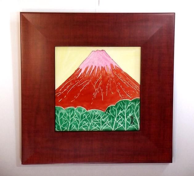 富士山の絵/額装富士山の絵作者不明 - 絵画/タペストリ