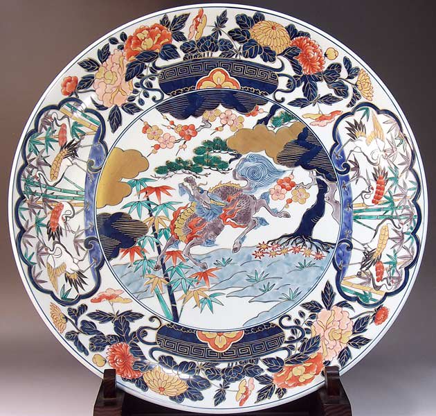 有田焼・伊万里焼の高級贈答品・陶器大皿・飾皿・飾り皿-伝統工芸品の 
