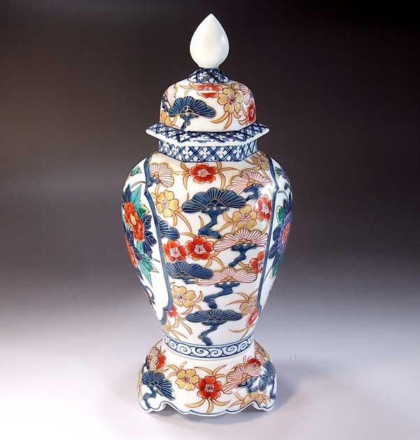 花瓶　伊万里　アンティーク　工芸品　陶器花瓶　有田 hanaemishop_5-akinryu-8
