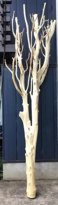 枝付き丸太 木の華(H3000mm台) - 木のアート ARBO