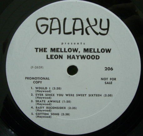 Leon Haywood（レオン・ヘイウッド） 『The Mellow Mellow』 - 中古