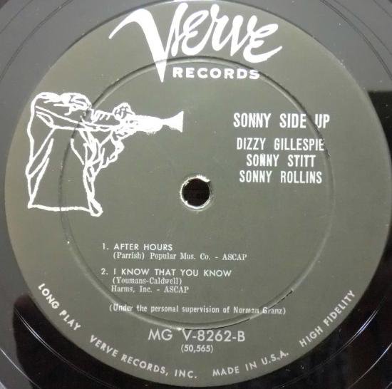 Sonny Rollins，Dizzy Gillespie 『SONNY SIDE UP』 - 中古CD＆