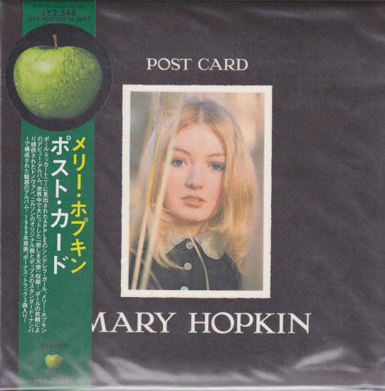 メリー・ホプキン / ポストカード 国内盤 (帯補充票付) - レコード