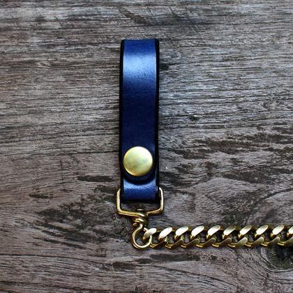 ORIGINAL TRUCKER WALLET（LONG・NAVY・BRASS） - JUNKY