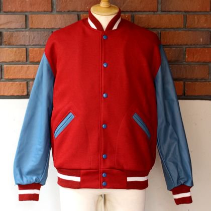 VARSITY AWARD JACKET（MID CARDINAL×COLUMBIA BLUE）～２０２０