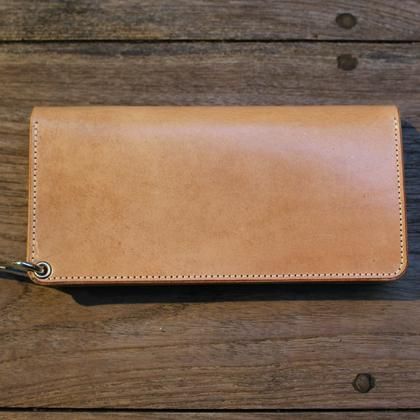 ORIGINAL TRUCKER WALLET（LONG・ヌメ・SILVER） - JUNKY