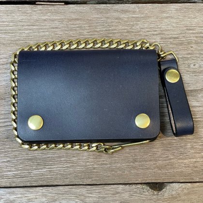 ORIGINAL TRUCKER WALLET（SHORT・NEW NAVY・BRASS）～2022～ - JUNKY