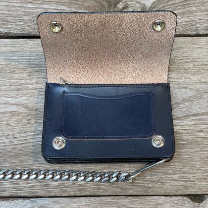 ORIGINAL TRUCKER WALLET（SHORT・NEW NAVY・SILVER） - JUNKY CLASSICS |  ジャンキークラシックス