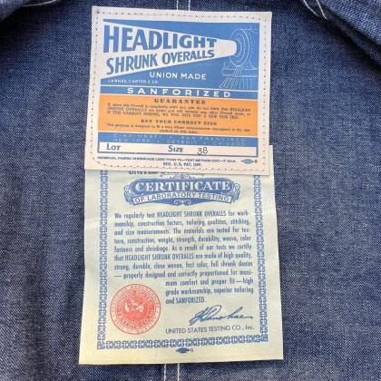 10oz. BLUE DENIM WW II WORK COAT - JUNKY CLASSICS