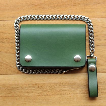 ORIGINAL TRUCKER WALLET（SHORT・NEW GREEN・SILVER） - JUNKY