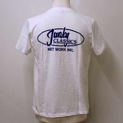 Velva Sheen×Junky Classics Original Oval Logo Tee（WHITE）～２０２３～ - JUNKY  CLASSICS | ジャンキークラシックス