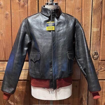 TOYS McCOY RED RIBBED Ａ-2 TOYS McCOY トイズマッコイ A-2 レザー フライトジャケット 赤リブ RED