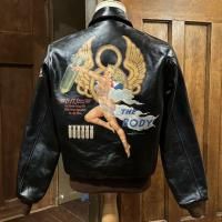 ✨極美品・20SS・L✨ブラックレーベル　ストレッチ　カラミ　ライダース　グレー Lewis Leathers - 【Last1 42】Lightning -ライトニング