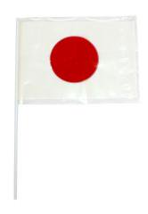 日本・ポリ手旗（10本／束）