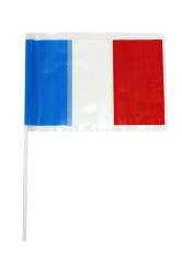 フランス・ポリ手旗（10本／束）