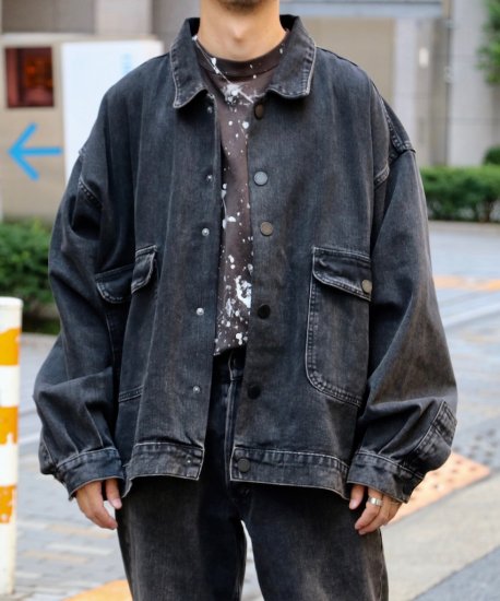 マラソン限定！ポイント5倍 willy chavarria×wism box work jacket