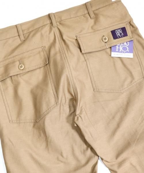 GUNG HO / 4POCKET FATIGUE TROUSER