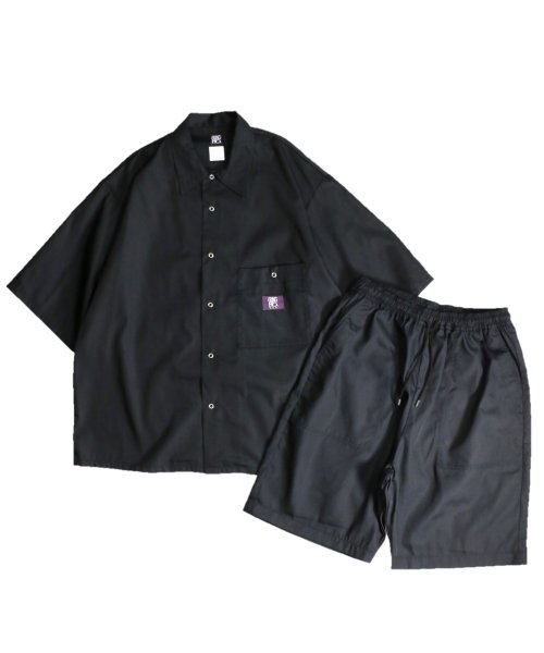 GUNG HO / C/P SNAP WORKERS SS SHIRTS & RELAX UTILITY SHORTS SET UP

