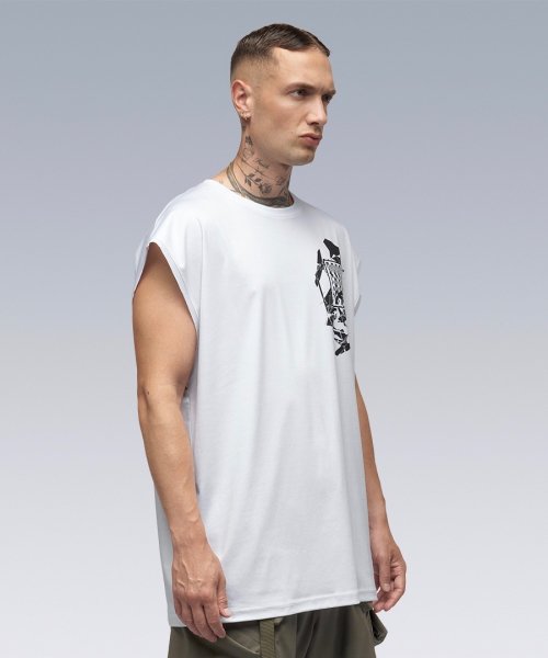 ACRONYM / MERCERIZED SLEEVELESS T-SHIRTS [LOOSE FIT] (S25-PR-B)