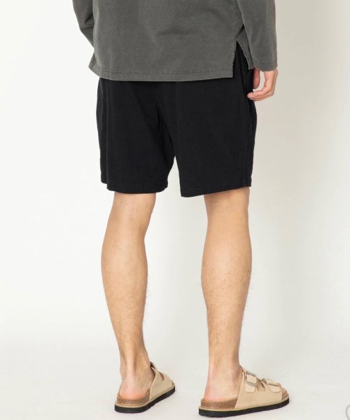 HOBO / ARTISAN TUCK SHORTS LINEN COTTON TWILL HAND DYED(HB-P3701)