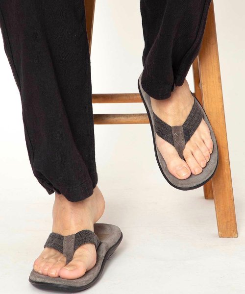 HOBO / THONG SANDAL COTTON SASHIKO by ISLAND SLIPPER(HB- F3751)