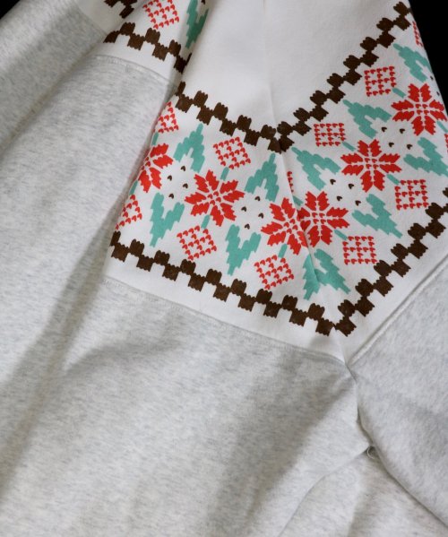 TOWNCRAFT / SNOW PRINTED SWEAT