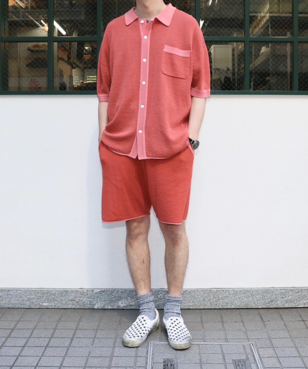 FFM / BOUCLE KNIT SS SHIRTS (K1116)