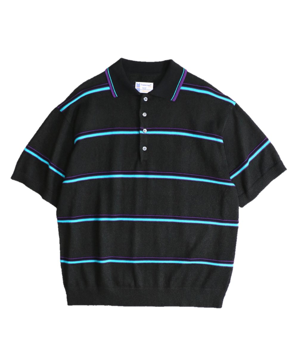 TOWNCRAFT / BOUCLE BORDER POLO