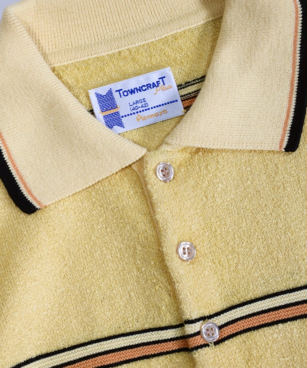 TOWNCRAFT / BOUCLE BORDER POLO