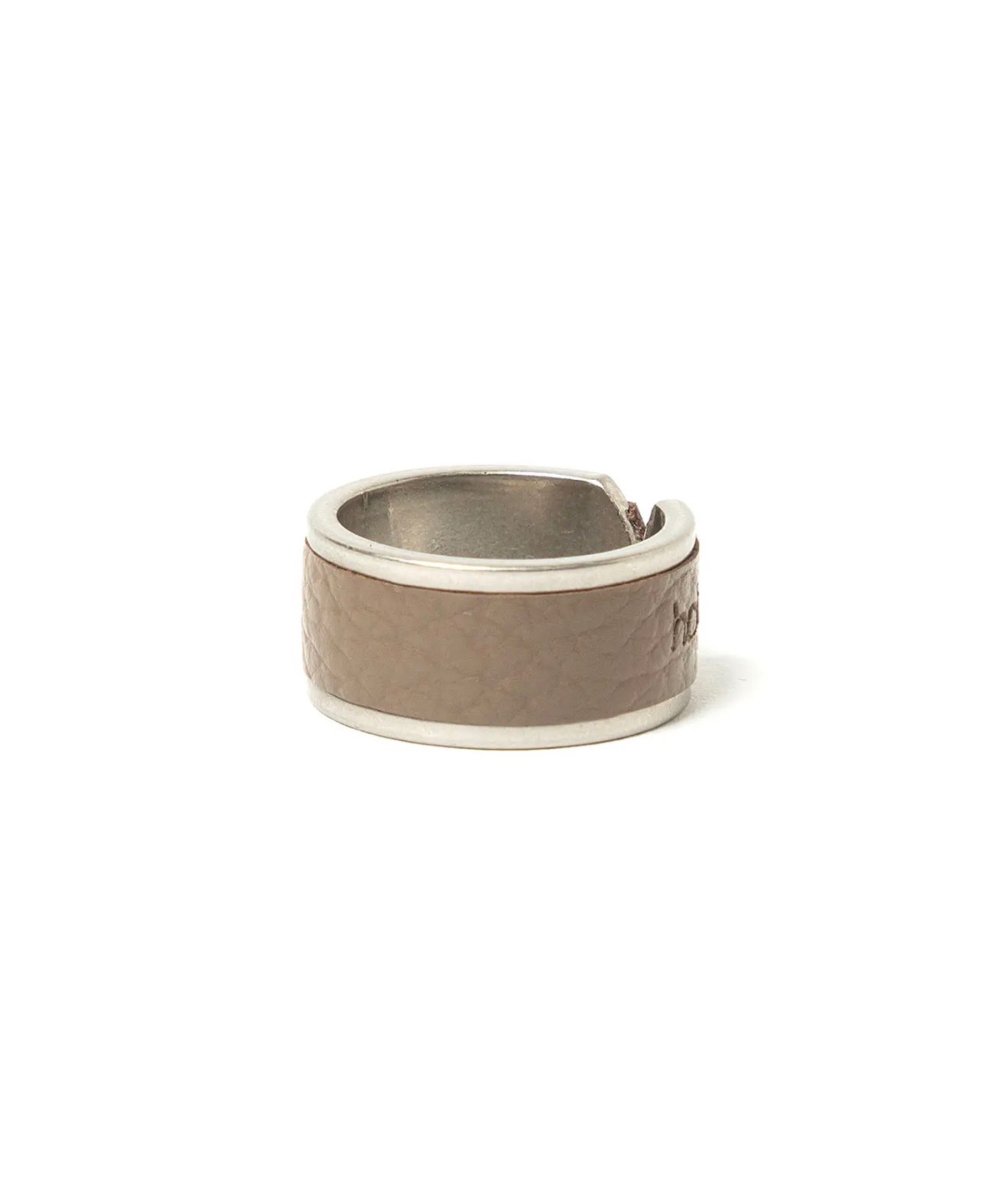 HOBO / RING BRASS with SHRINK LEATHER(HB-A4005)