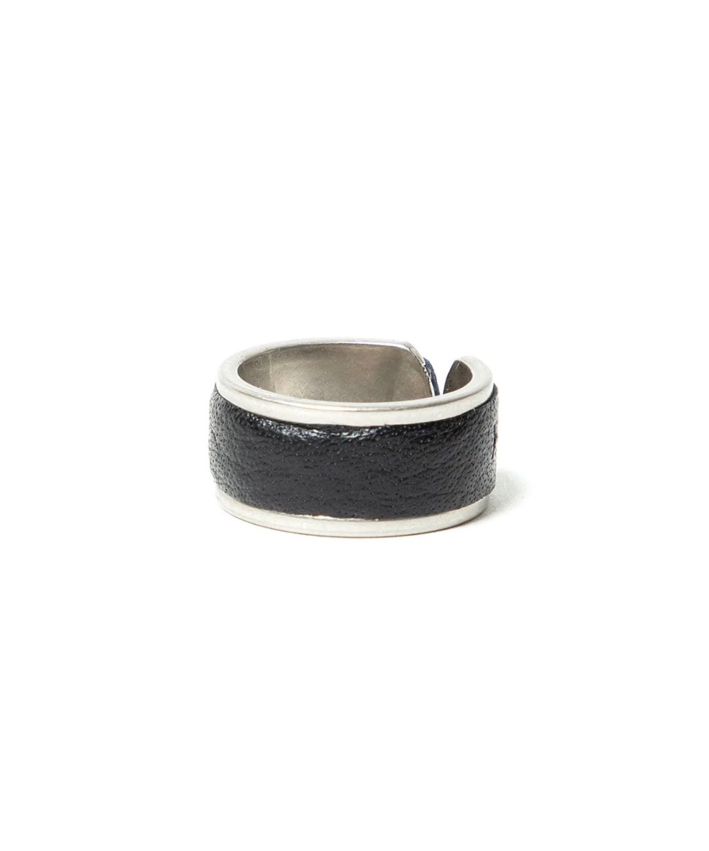 HOBO / RING BRASS with SHRINK LEATHER(HB-A4005)