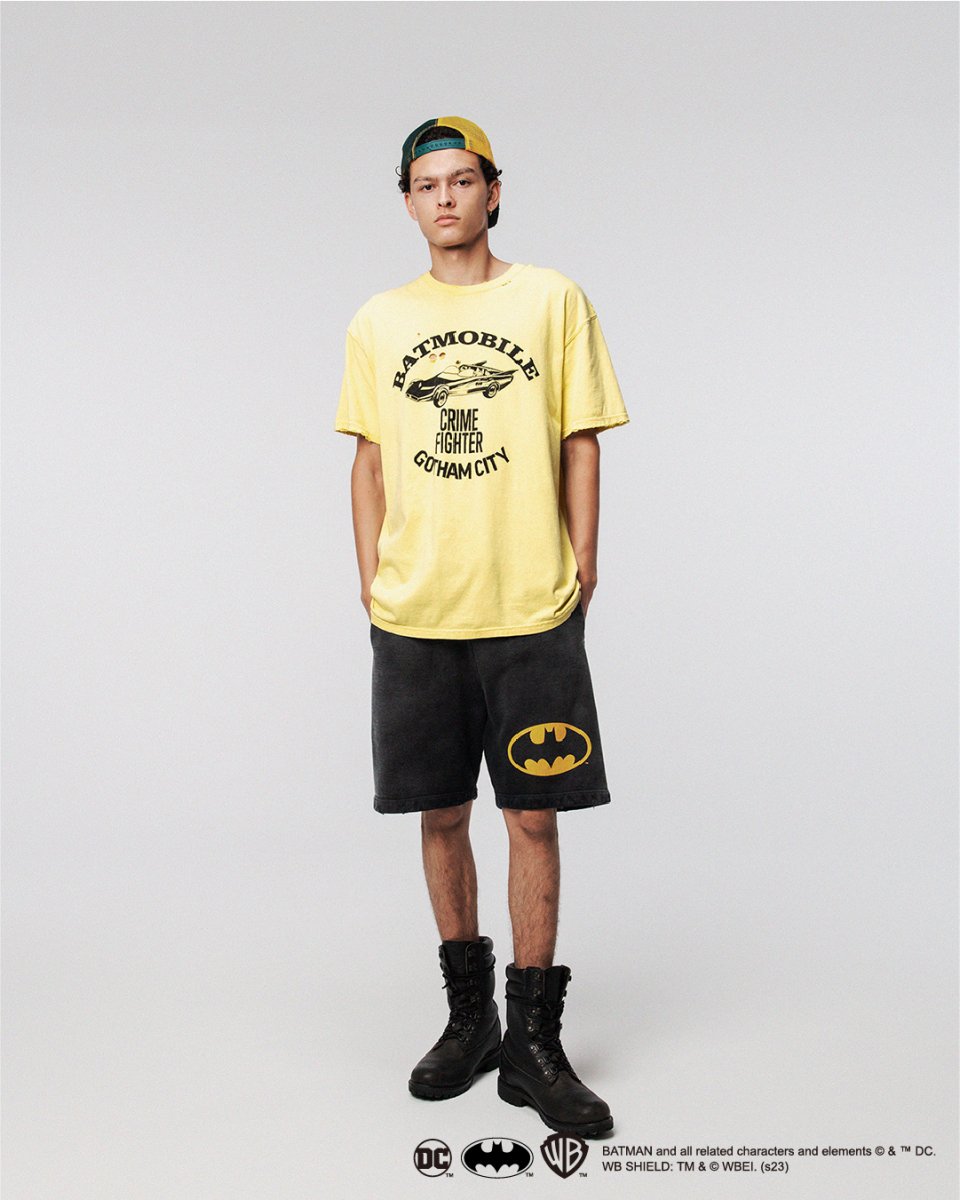 BOWWOW / BATMAN SWEAT SHORTS(BW231-BMSS)