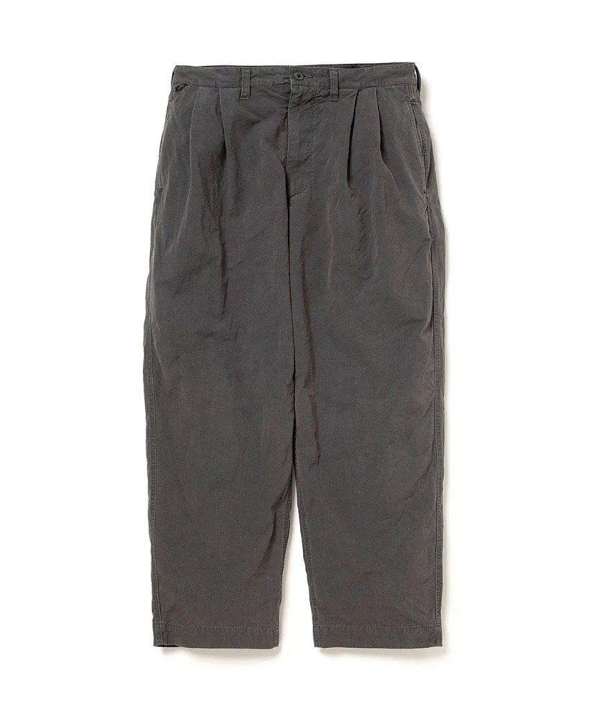 HOBO / TAPERED PANTS COTTON BROAD CLOTH VINTAGE WASH