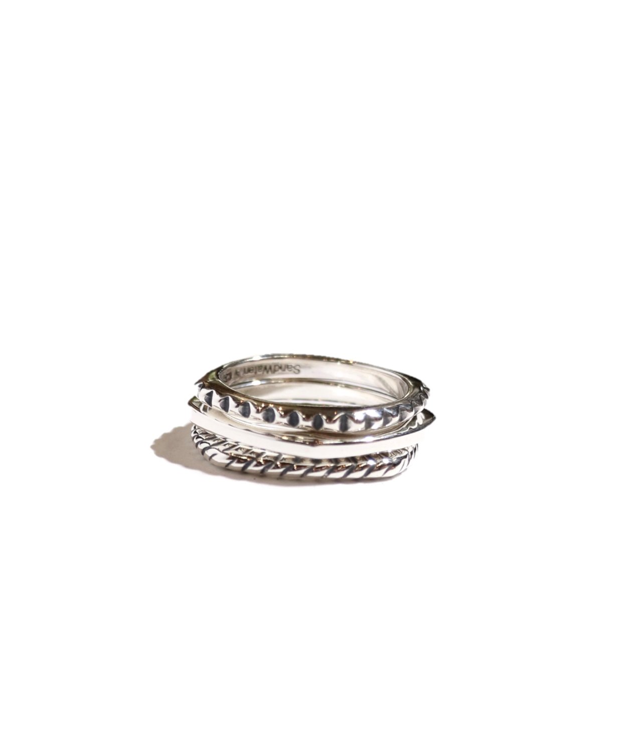 SandWaterr / CRAFTED 3P LAYER RING  END