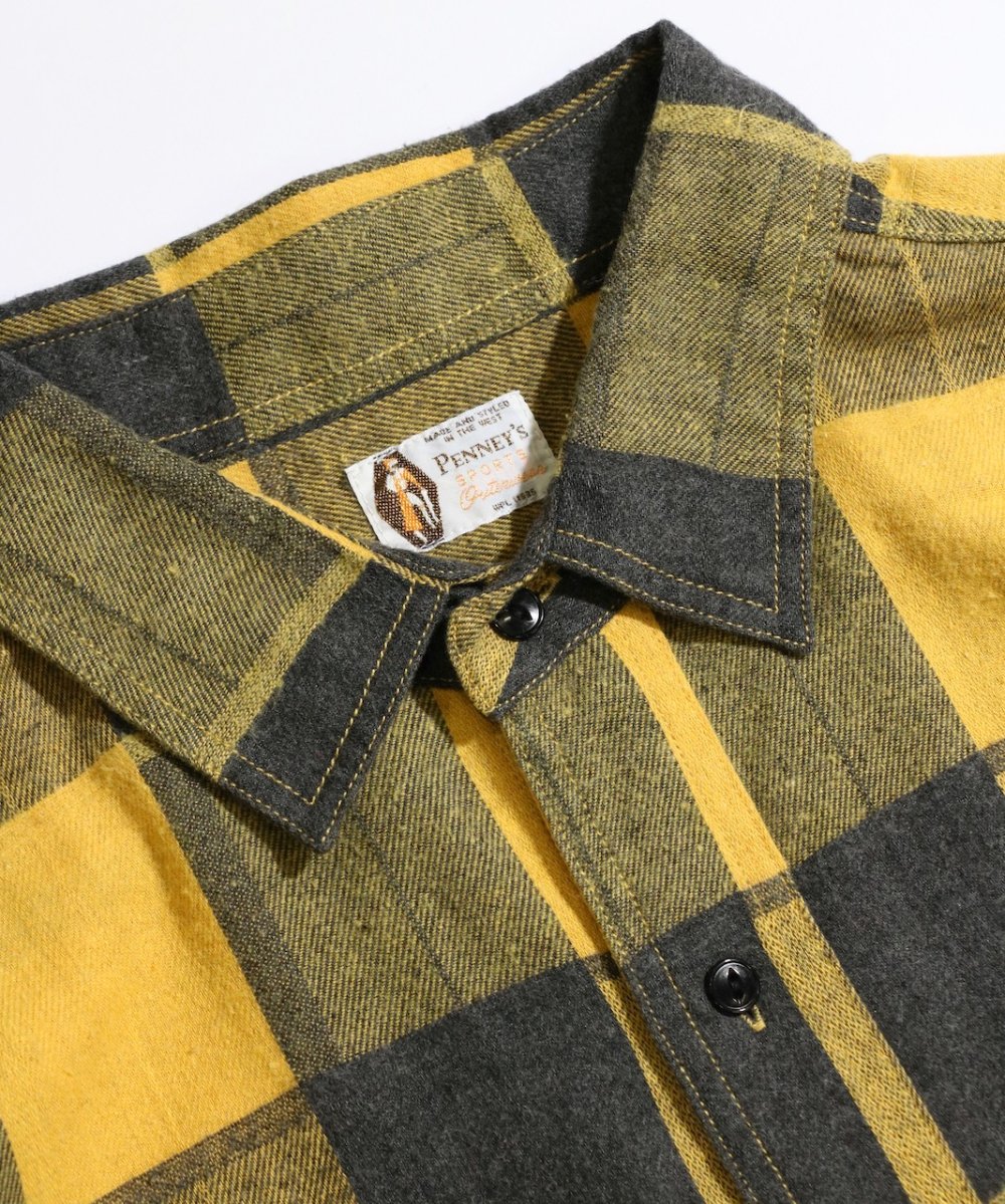 PENNEY'S / CLASSIC WORK CHECK SHIRTS