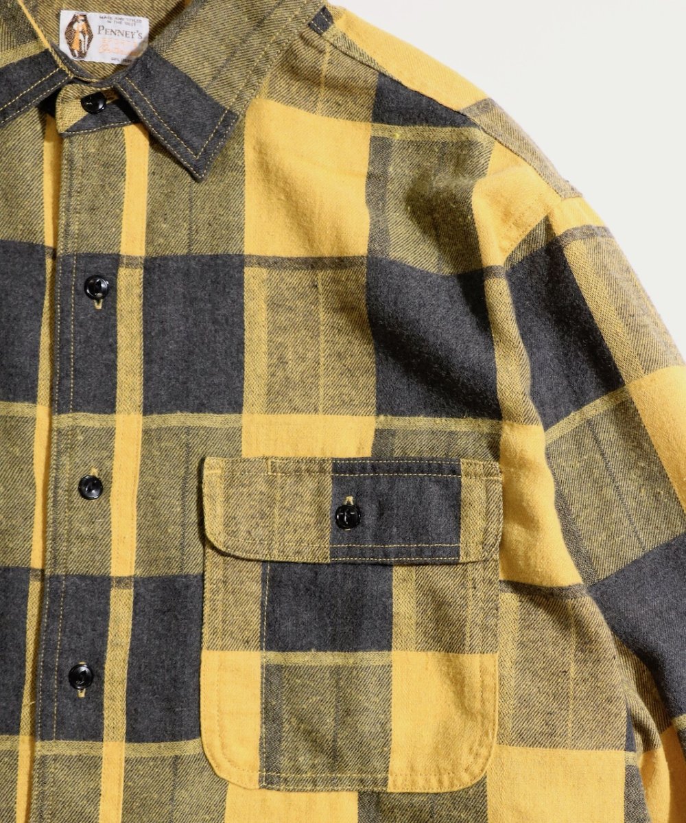 PENNEY'S / CLASSIC WORK CHECK SHIRTS