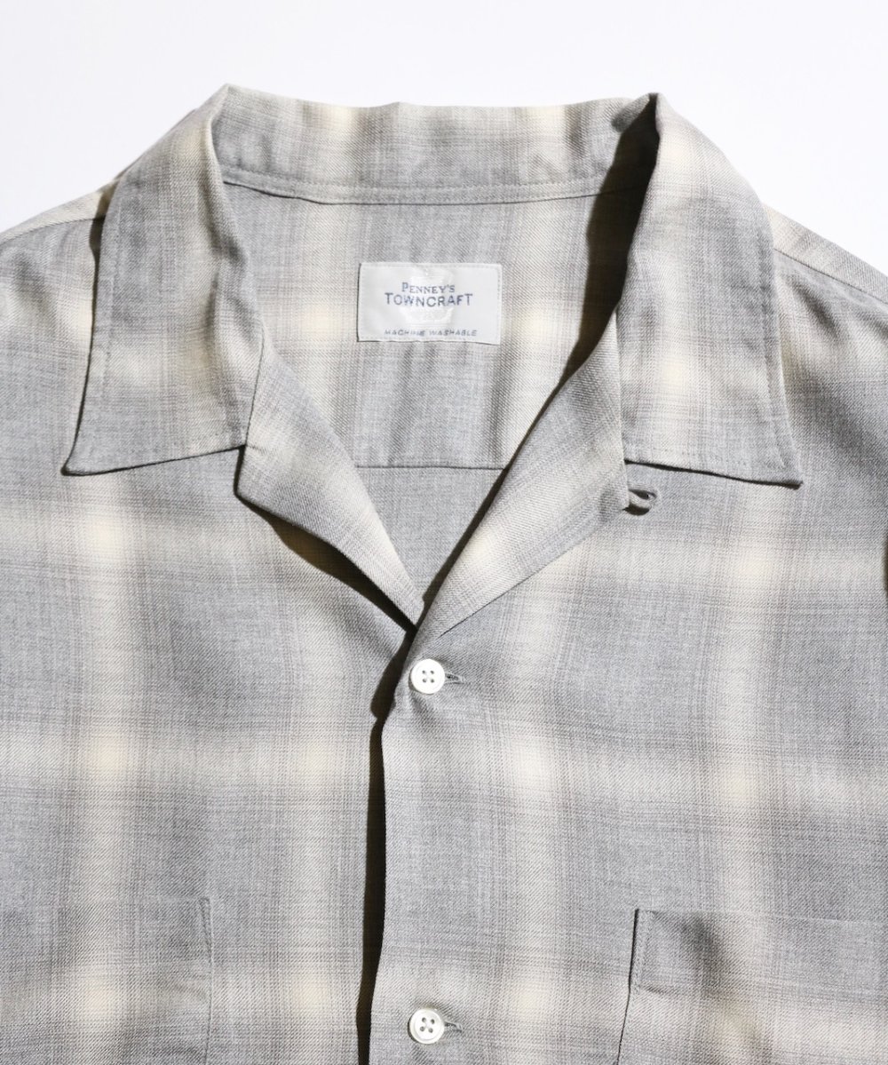 TOWNCRAFT / OMBRE LOOP COLLAR SHIRTS