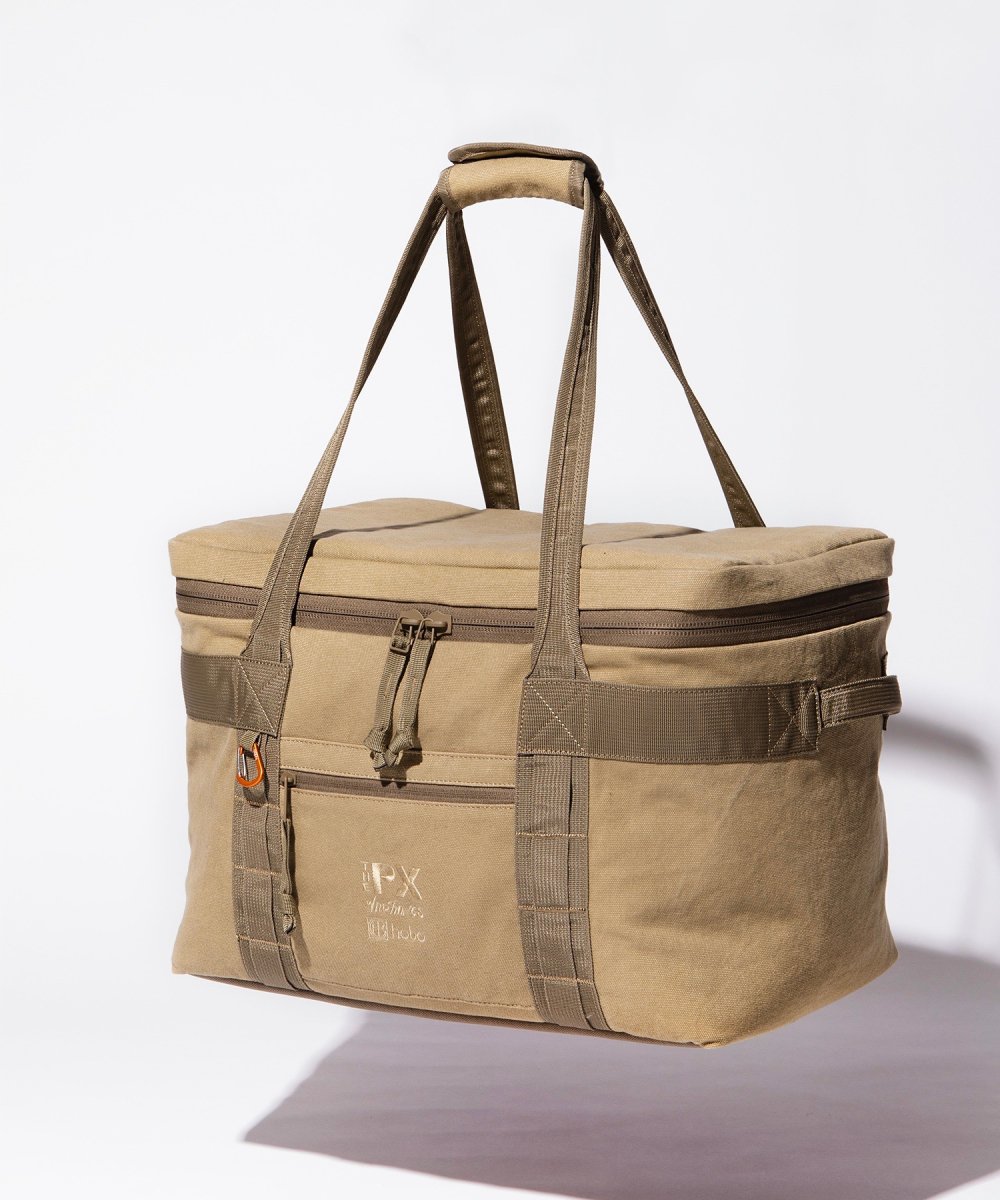 THE PX WILD THINGS × HOBO / PLAY SOFT COOLER CONTAINER BAG COTTON CANVAS  VINTAGE WASH(HB-BG4252)