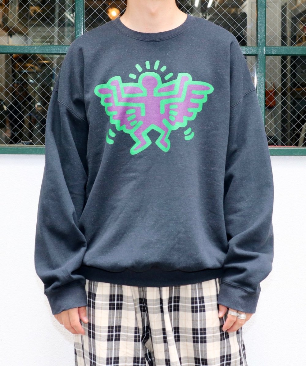 KEITH HARING / WING CREW SWEAT