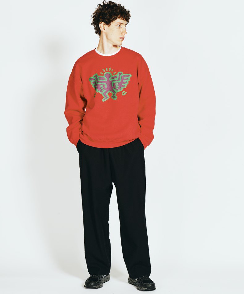 KEITH HARING / WING CREW SWEAT