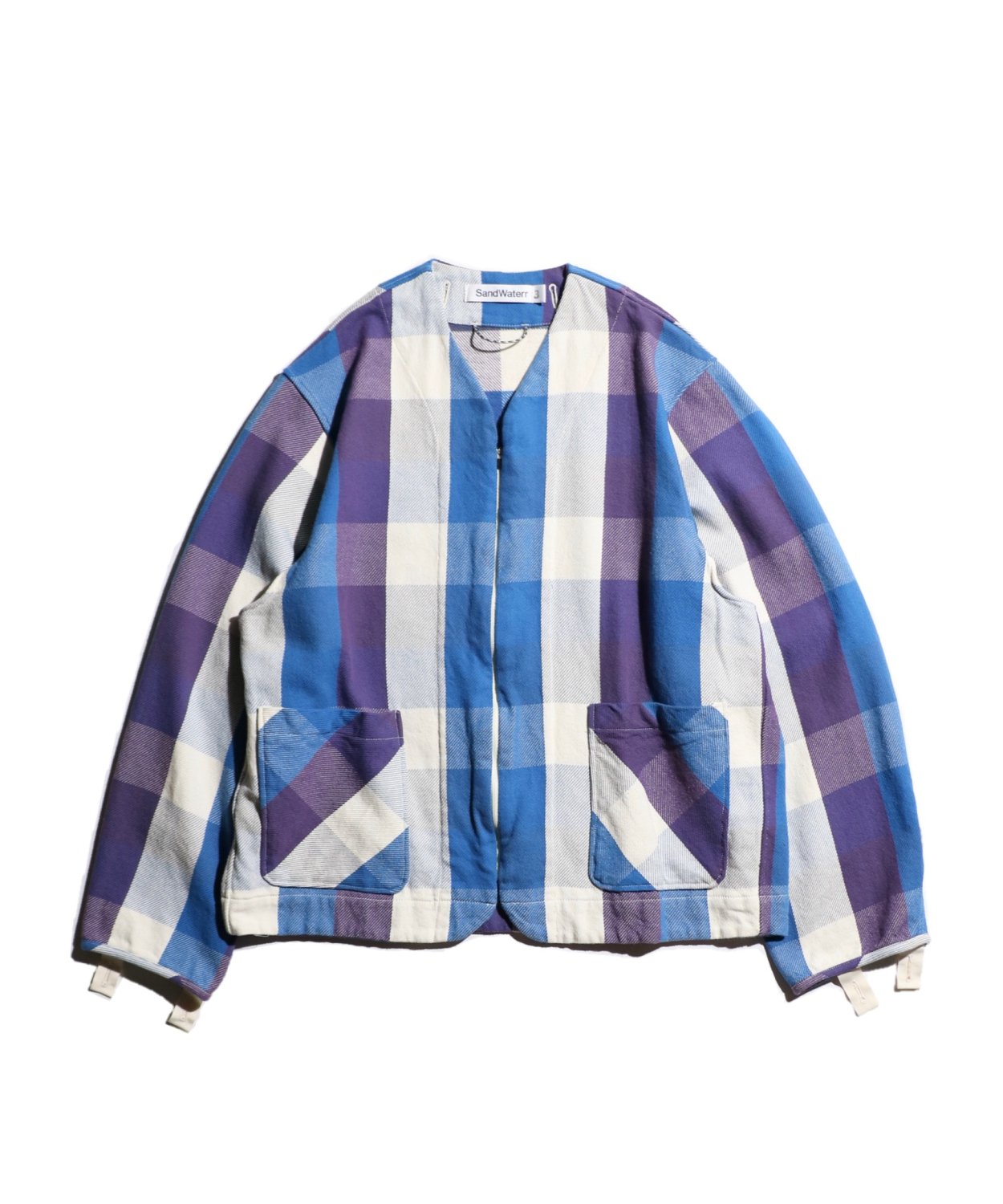 SandWaterr / RESEARCHED LINNING SHIRT FLANNEL CHECK