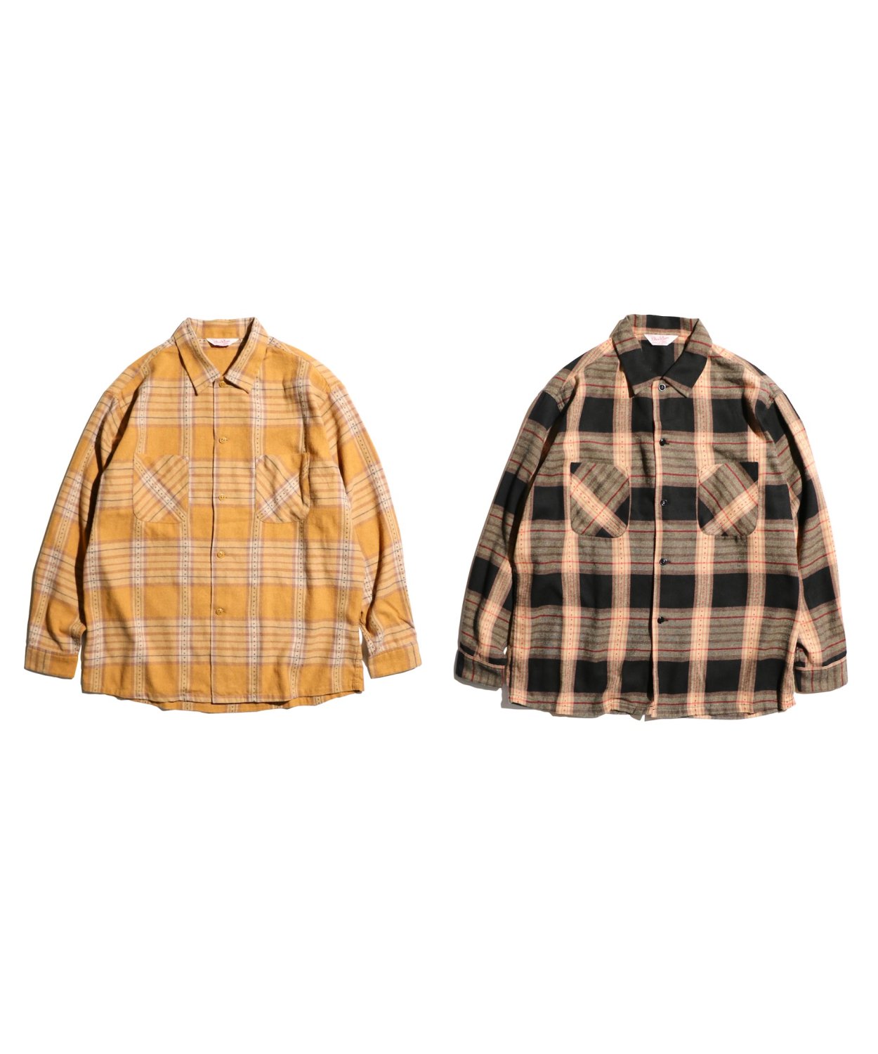 DAN RIVER / CHECK PLAID BOX SHIRTS