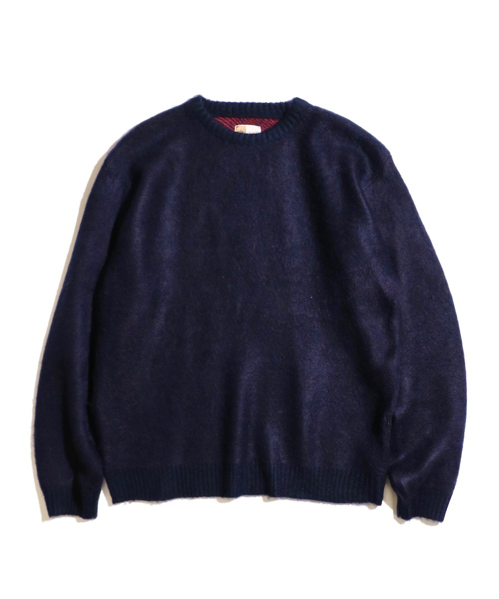 TOWNCRAFT / SHAGGY COLOR CREW SWEATER