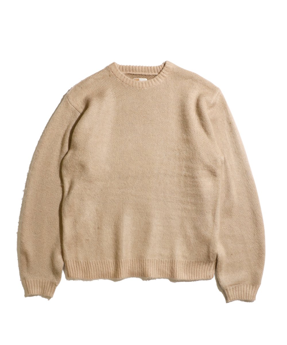 TOWNCRAFT / SHAGGY COLOR CREW SWEATER