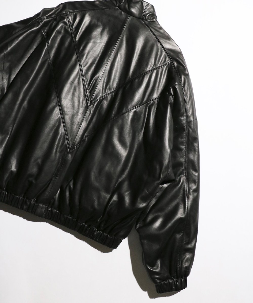WILLY CHAVARRIA / TRACK JACKET LAMB LEATHER