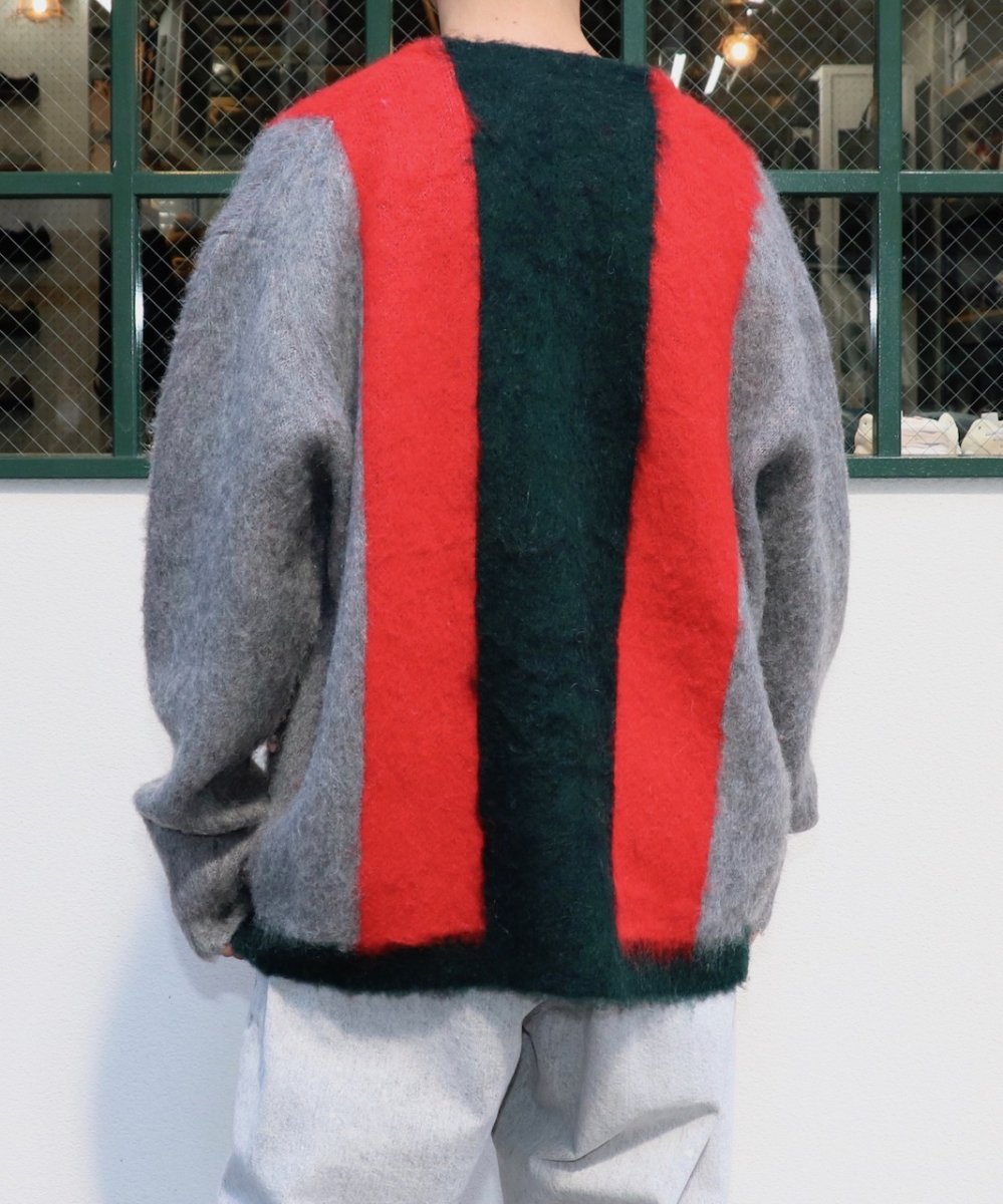 TOWNCRAFT / VINTAGE MOHAIR STRIPE CARDIGAN