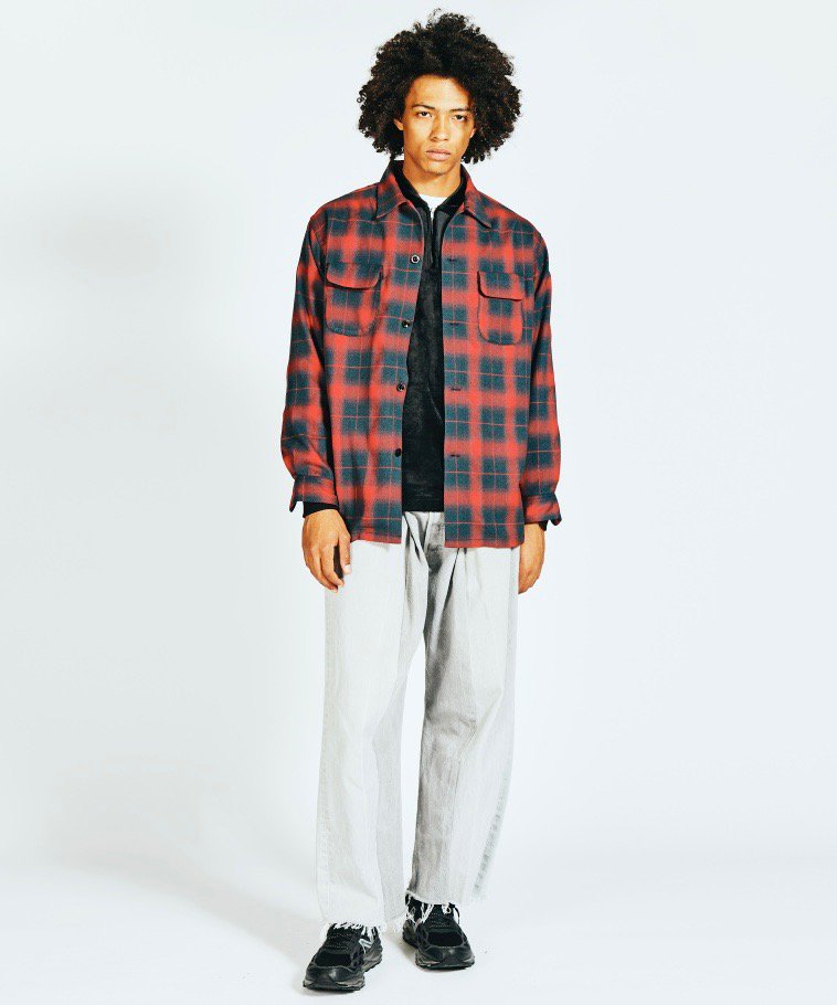 TOWNCRAFT / OMBRE W-FLAP 50S SHIRTS