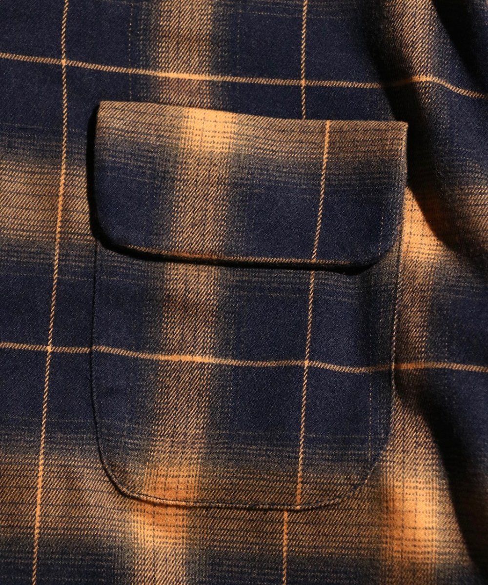 TOWNCRAFT / OMBRE W-FLAP 50S SHIRTS