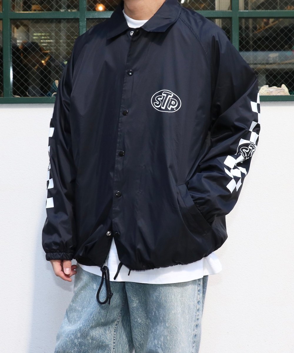 STP/エスティーピー CHECKER COATCH JACKET チェッカーコーチジャケット-