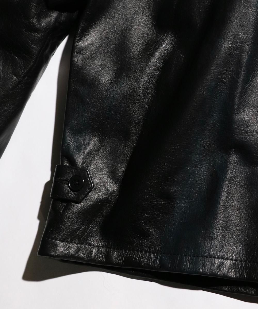 TOWNCRAFT / LEATHER CAR COAT TOWNCRAFT / LEATHER CAR COAT